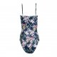 Women's APPLE Swimsuit With Open Stomach Floral Design