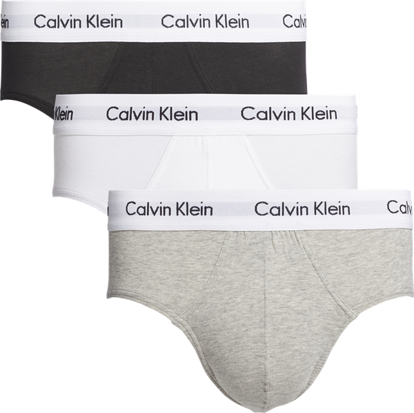 CALVIN KLEIN - Men's 3-pack logo briefs - black - 000NB2969AGYO