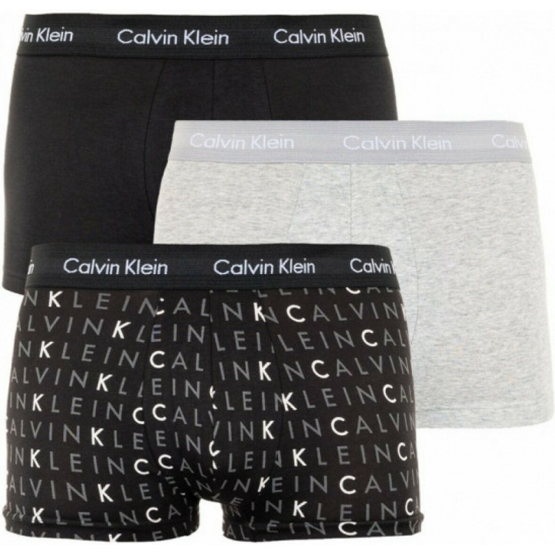 Calvin Klein Ανδρικά Μπόξερ Με Κοντό Πόδι Συσκευασία 3 Τεμαχίων