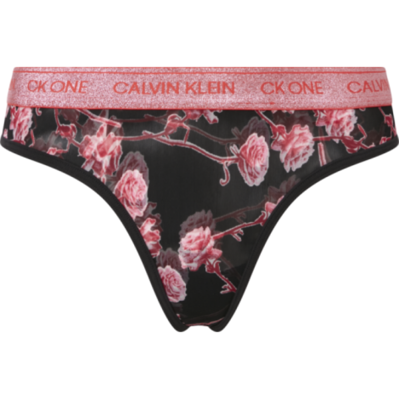 Calvin Klein Γυναικείο String Με Σχέδιο Λουλούδι