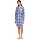 Vamp Women's Cotton Nightgown With Buttons