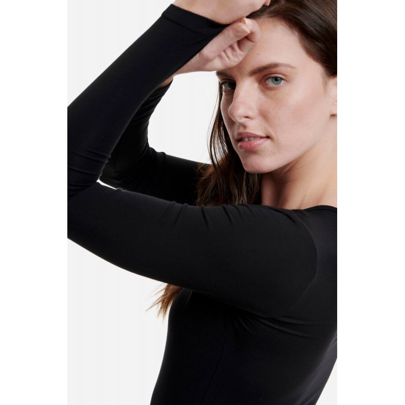 Women's Body Long Sleeve with Open Neck WALK by Bamboo