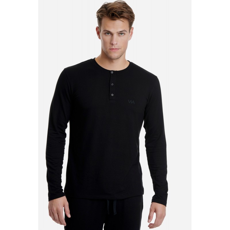 Walk Men's Blouse Long Sleeve With Buttons