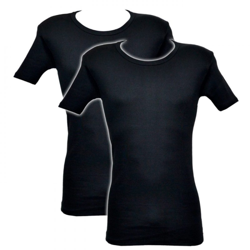 Ziros Men's T-Shirt 2 Pieces Short Sleeve Open Neck