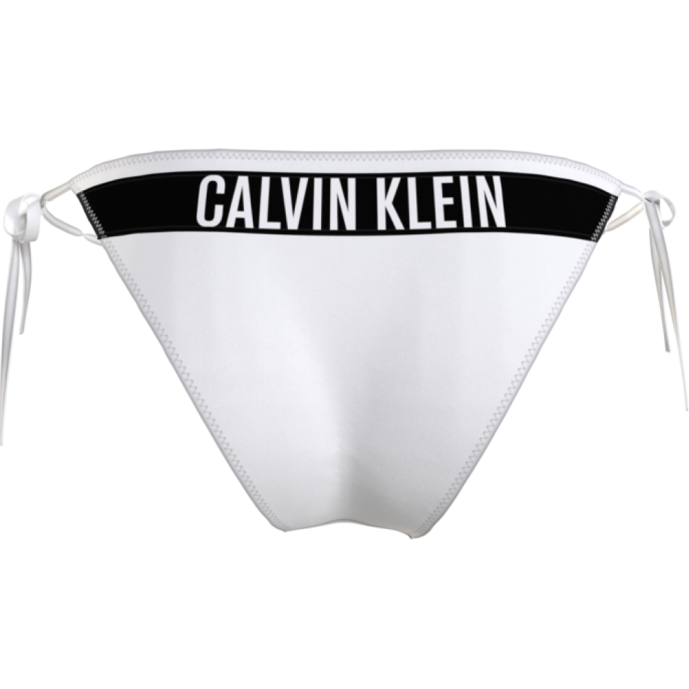 Calvin Klein Γυναικείο Μαγιό Brazil Side Tie Cheeky Bikini Classic White
