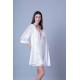Milena Women s Robe Satin Quality With Lace