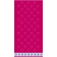 Dimcol Beach Towel Cotton Double Face Hearts Desing