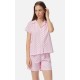 Minerva Women s Short Pants Pajamas With Buttons