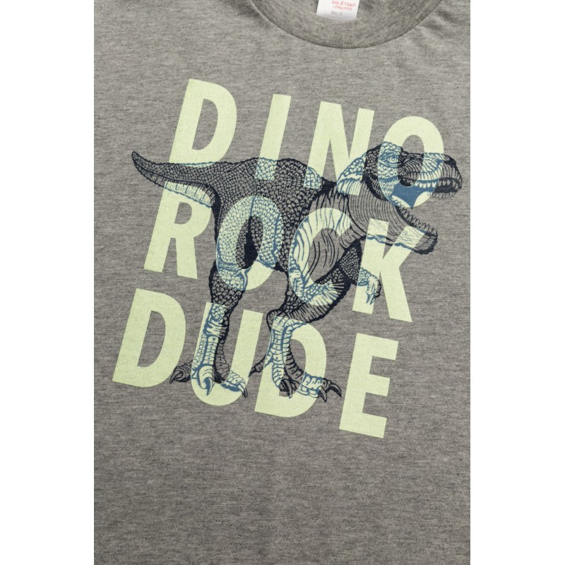 Minerva Παιδική Πυτζάμα Για Αγόρι Με Σχέδιο Dino Rock