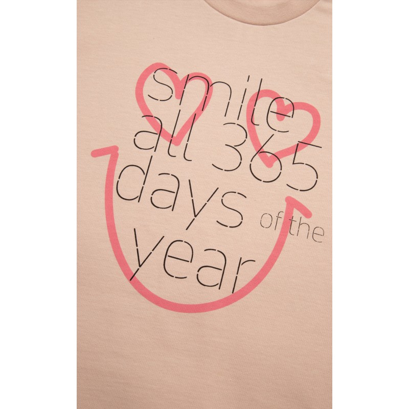 Minerva Kids Smile 365 Days Girls’ Sweat Pyjama Set 