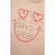 Minerva Παιδική Πυτζάμα Φούτερ Για Κορίτσι Smile 365 Days