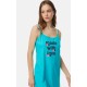 Minerva Women s Short Nightdress With Straps Made With Love Design