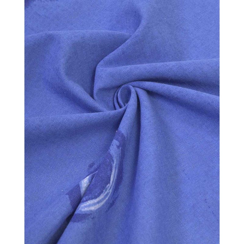 Ble Πετσέτα Θαλάσσης Pestemal Μπλε Χρώμα Με Σχέδια 90*180