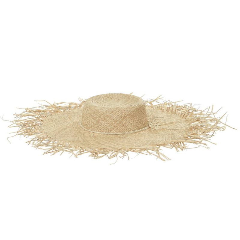 Ble Γυναικείο Καπέλο Ψάθινο Σε Μπεζ Χρώμα Φ55Χ12