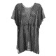 Ble Γυναικείο Φόρεμα/Καφτάνι Διχτυωτό Σε Μαύρο Χρώμα