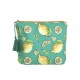 Ble Women s Small Beach Bag Multicolor Lemons Design
