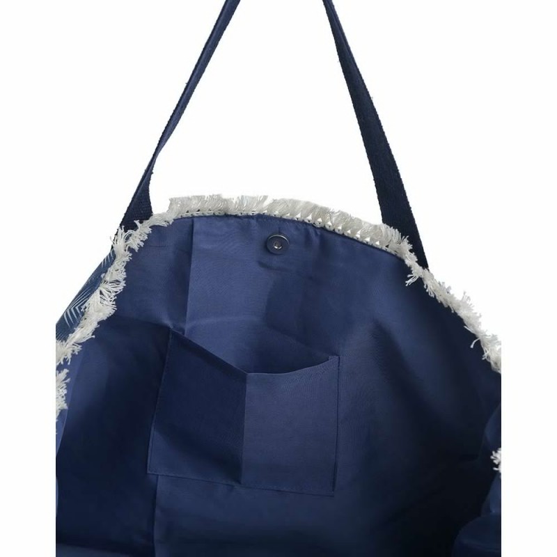 Ble Women s Beach Bag Blue With Patterns 53X16X37