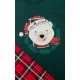 Minerva Girls X-Mas Bear Green Pine Cotton Pajamas