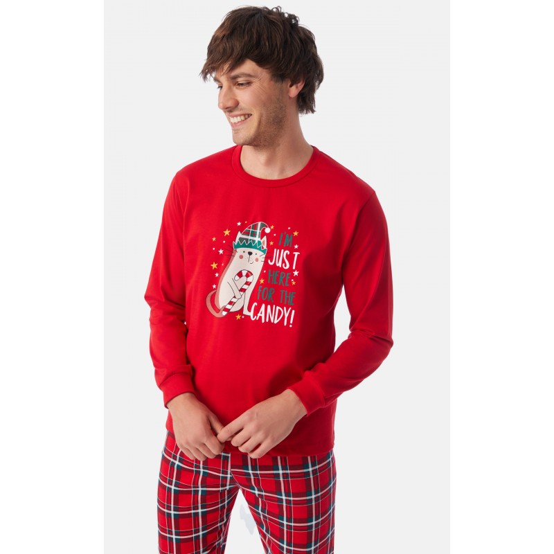 Minerva Women s  X-Mas Candy & Plaid Pants Pajamas