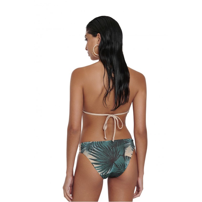 Bluepoint Women s Triangle Swimwear Botanical-D-Tox With Lurex & Gold Details