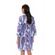 Bluepoint Γυναικείο Φόρεμα - Καφτάνι Διάφανο Κοντό Μήκος Με Σχέδιο Style Me Up