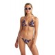 Blu4u Women s Swimwear Tie Bottom Slip Double Face Peonie