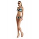 Blu4u Women s Triangle Swimwear Top Cup D Hunter Blossom