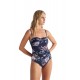 Blu4u Women s One Piece Swimwear Moody Blossoms