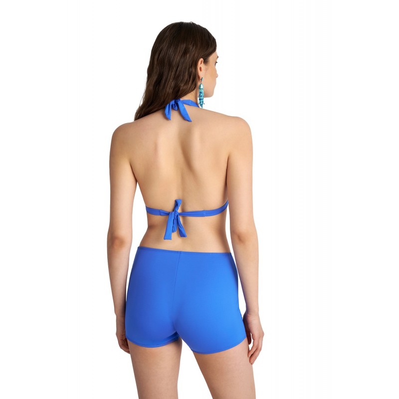 Blu4u Women s Swimwear Bottom Shorts Solids Blue Royal