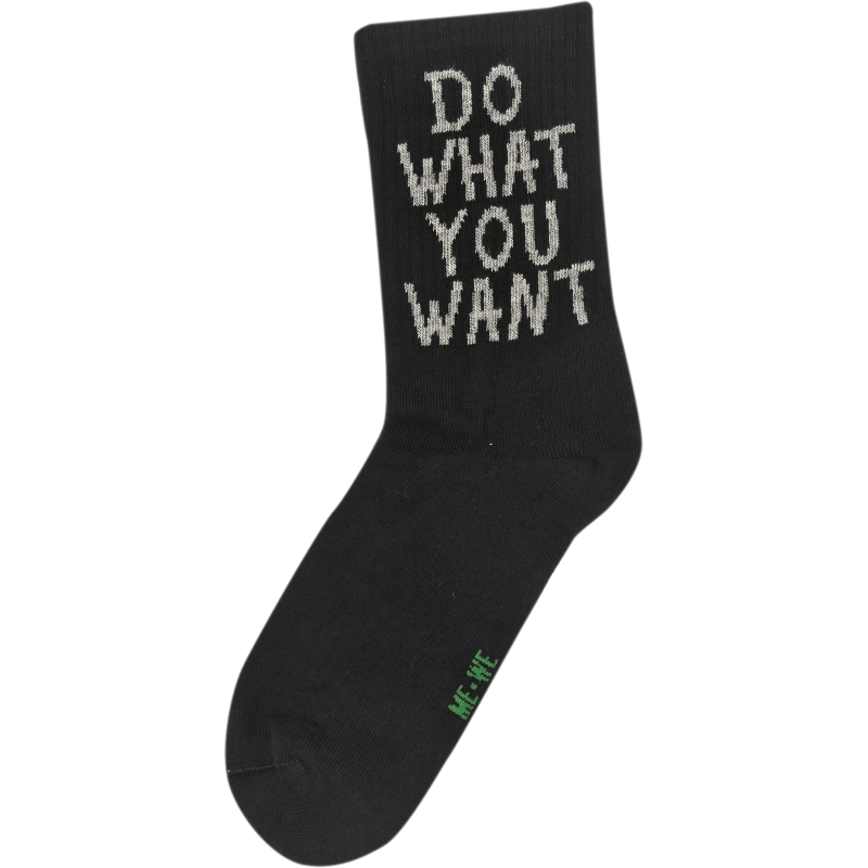 Me We Men's Printed Half Terry Sports Socks 