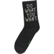 Me We Men's Printed Half Terry Sports Socks 