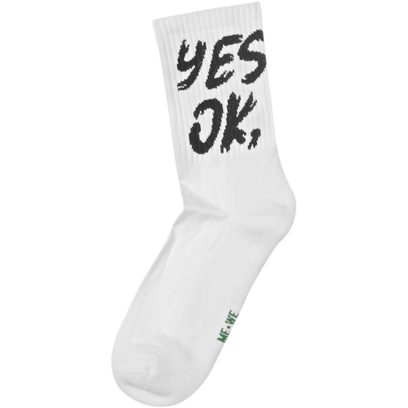 Me We Men's Printed Half Terry Sports Socks 