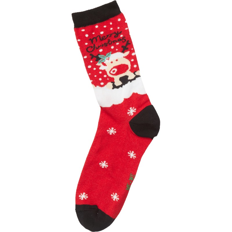 Me we Γυναικεία Χριστουγεννιάτικη Κάλτσα Με Σχέδιο Τάρανδος