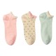 Me We Women s Cotton Snicker Socks 3 Pack Polka Dot Design