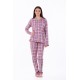 Mei Women s Buttoned Pajamas Cotton