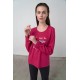 Vamp Women's Crewneck Pyjama Set  With Printed Shir