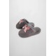 Vamp Women's Faux Fur Slippers With Bow