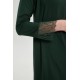 Vamp Women s Long Sleeved Nightdress Micromodal With Lace Details Green Magnolia Color