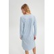 Vamp Women's Printed Cotton Classic Nightgown 