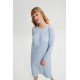 Vamp Women's Printed Cotton Classic Nightgown 
