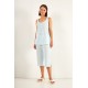 Harmony Women s Sleeveless  Capri Pants Pajamas Plain Design