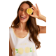 Harmony Γυναικείο Βαμβακερό Νυχτικό Αμάνικο Κοντό Με Σχέδιο Lemon Feeling Cool