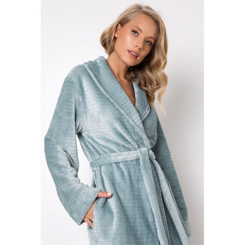 Aruelle Women's Angelina Solid Color Fleece Robe 