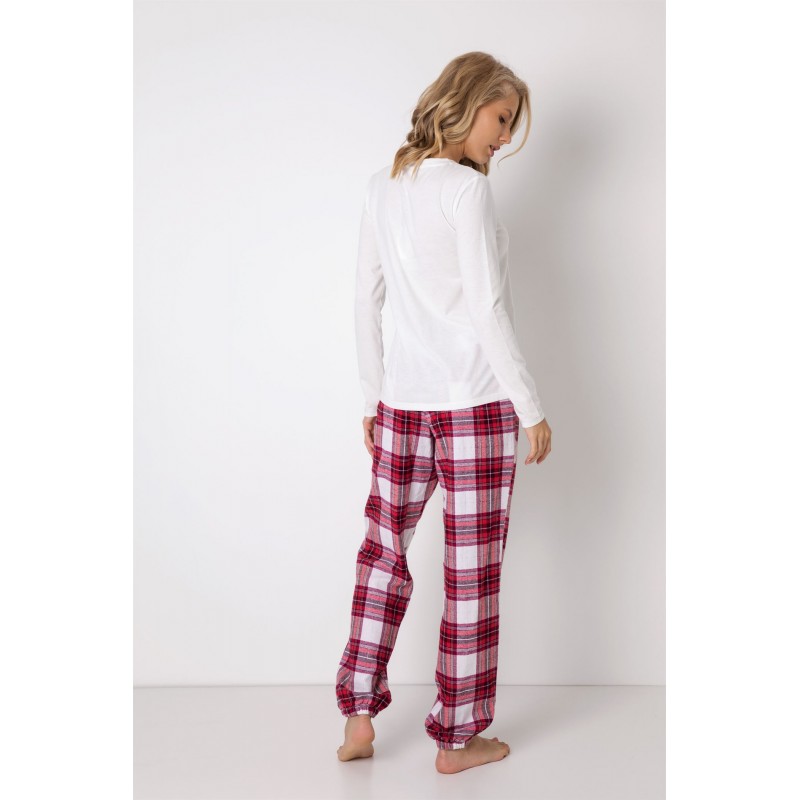 Aruelle Women's Naila Plaid Pants Cotton Pyjama Set
