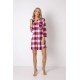 Aruelle Women's Nelly Plaid Buttoned Nightgown 