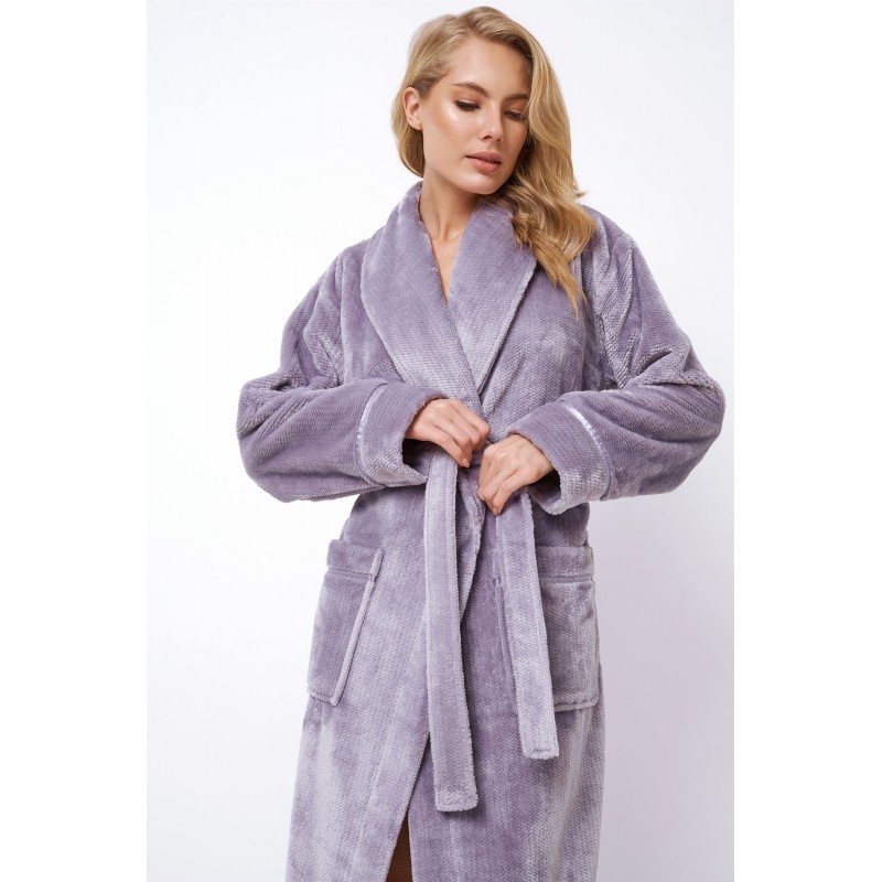 Aruelle Women s Fleece Long Robe Adalyn Kalimeratzis Official E