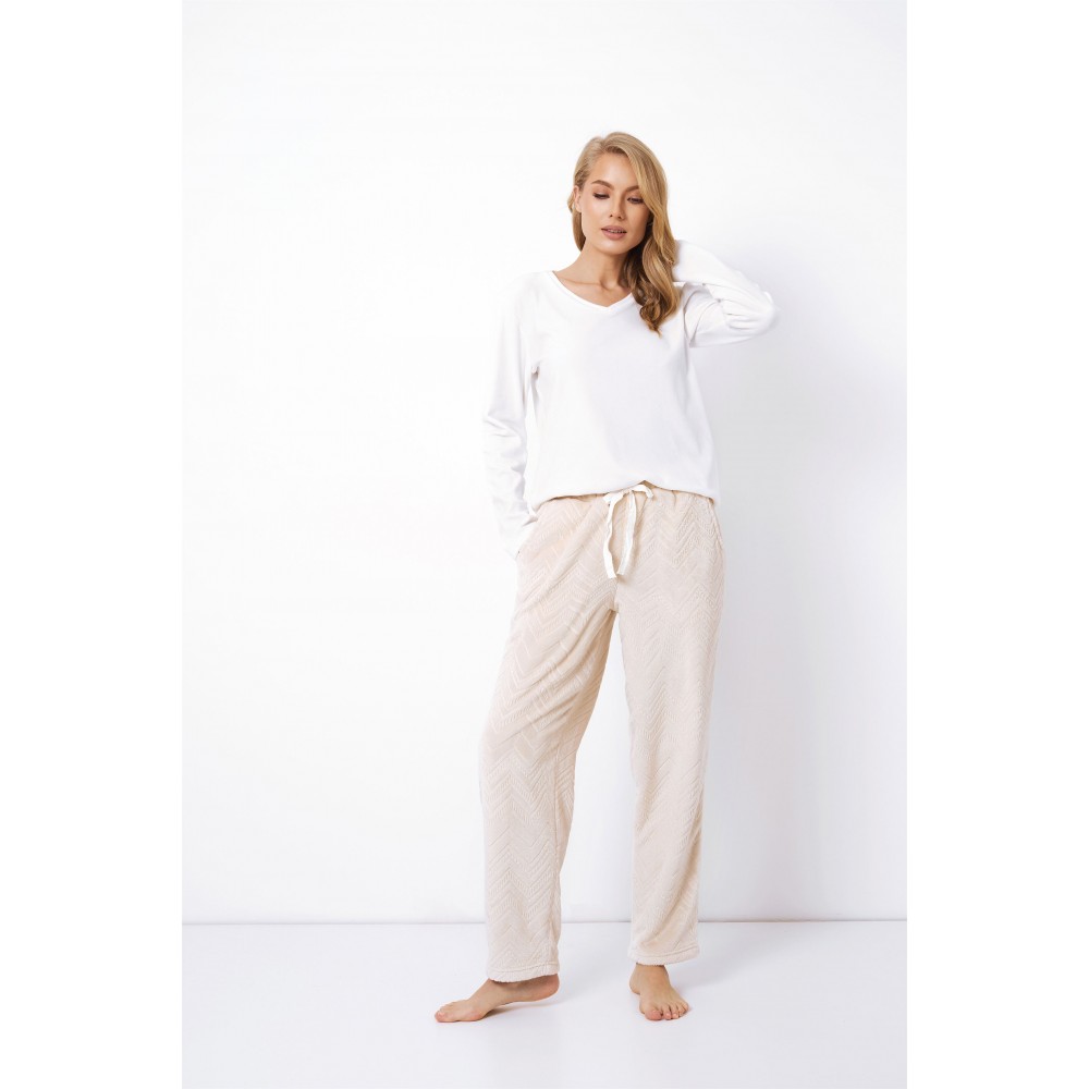 Aruelle Women s Pajamas Velour Top & Fleece Bottom Zahra Design
