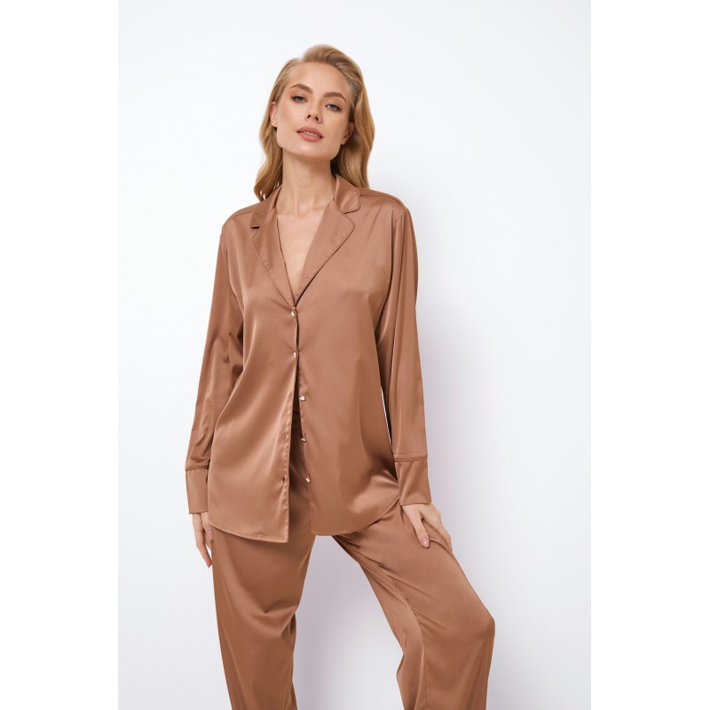 Aruelle Women s Satin Buttoned Pajamas Carmela