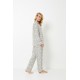 Aruelle Women s Viscose Buttoned Pajamas Dots Bethany