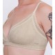 Sloggi Women s Organic Cotton Bralette Bra With Lace Details Go Ribbed R